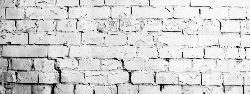 Fototapeta premium background ฺWhite brick wall texture