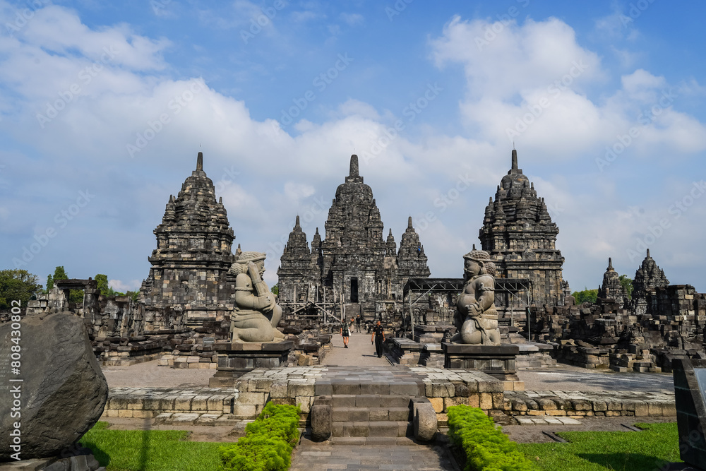 Indonesia, Yogyakarta, April 14, 2024: Sewu Temple, part of the Prambanan Hindu temples Indonesia, Yogyakarta, April 14, 2024: Sewu Temple, part of the Prambanan Hindu temples