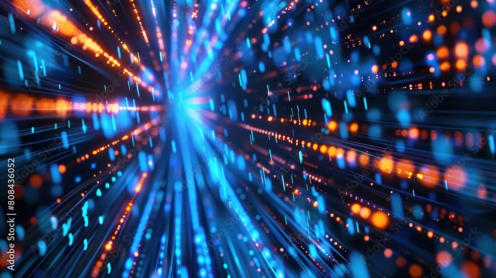 blue light curve line movement, abstract fast moving light neon, digital futuristic internet data speed background concept blue light curve line movement, abstract fast moving light neon, digital futuristic internet data speed background concept