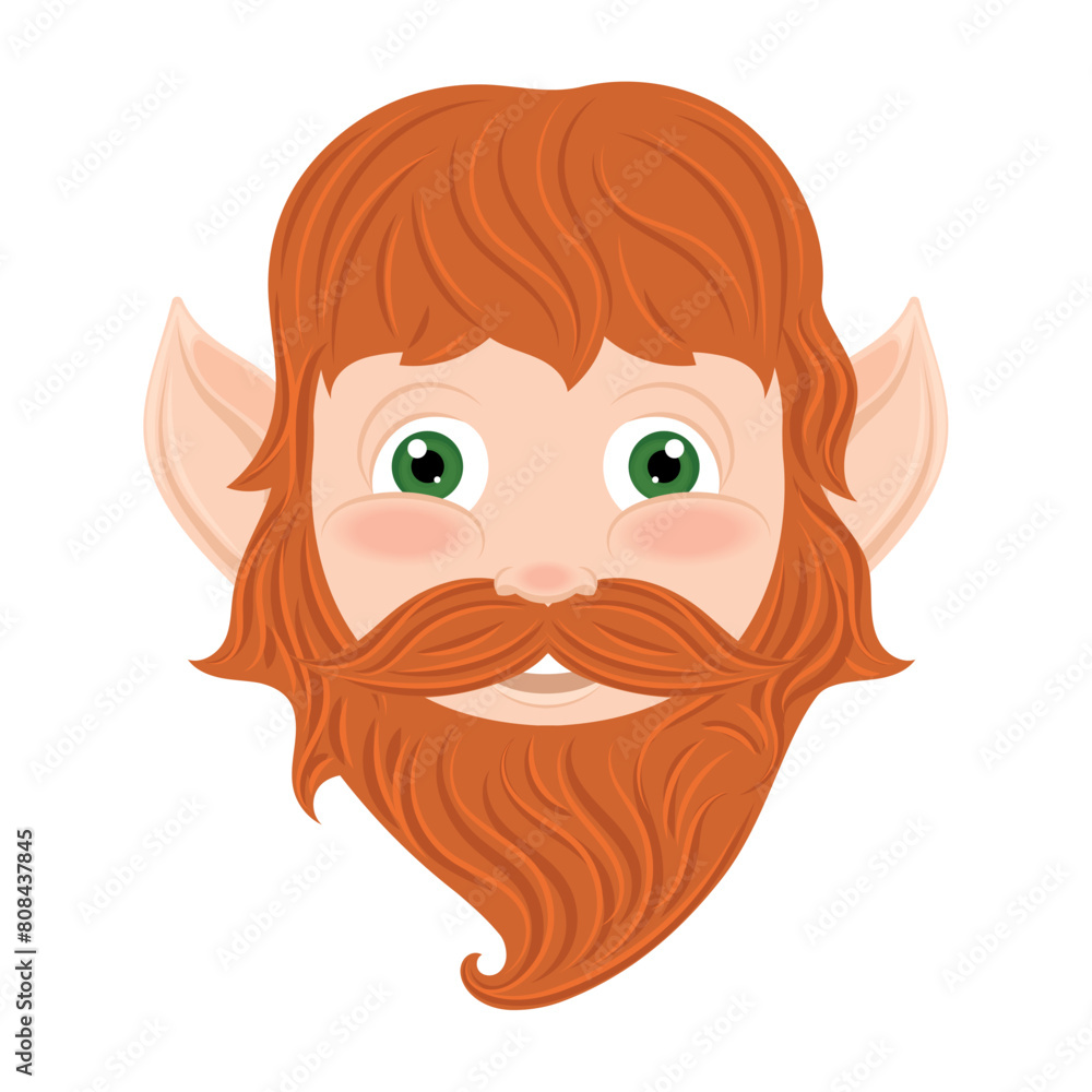 St Patricks day Irish elf character cartoon Vector illustration St Patricks day Irish elf character cartoon Vector illustration