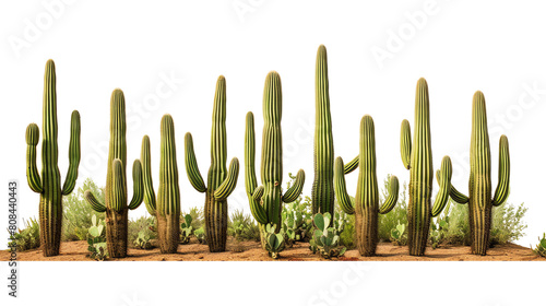 Saguaro Cacti in the Arizona Desert photo