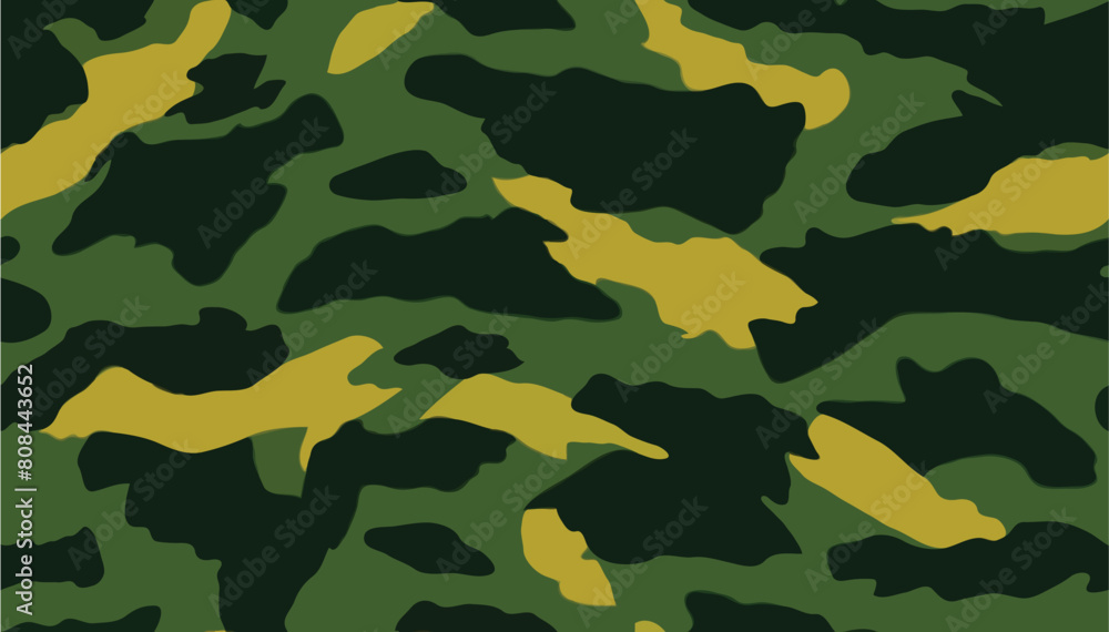 Seamless Colorful Tiger Camo Pattern Seamless Colorful Tiger Camo Pattern