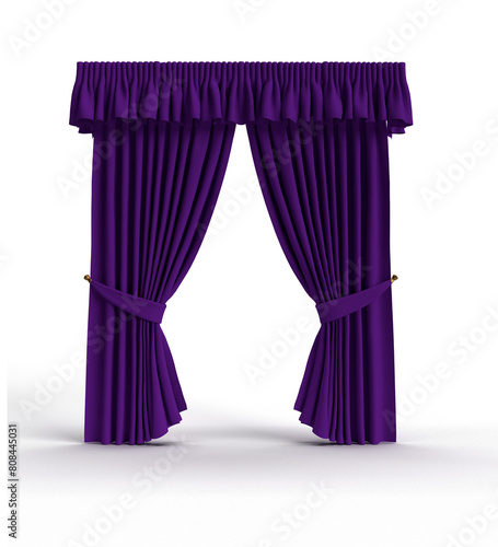 Curtain stage purple violet color waving texture object icon texture design textile abstract velvet symbol happy halloween 31 thristy one day date october month fashion horror curve stage theater art