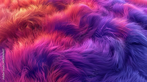 Soft purple fur texture with orange tones, abstract background