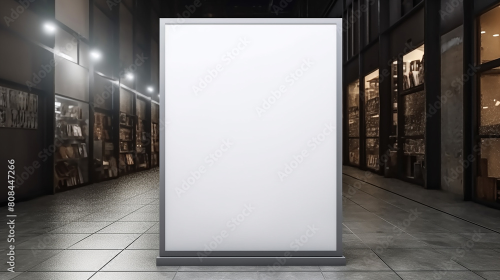 mockup blank vertical signboard mockup blank vertical signboard