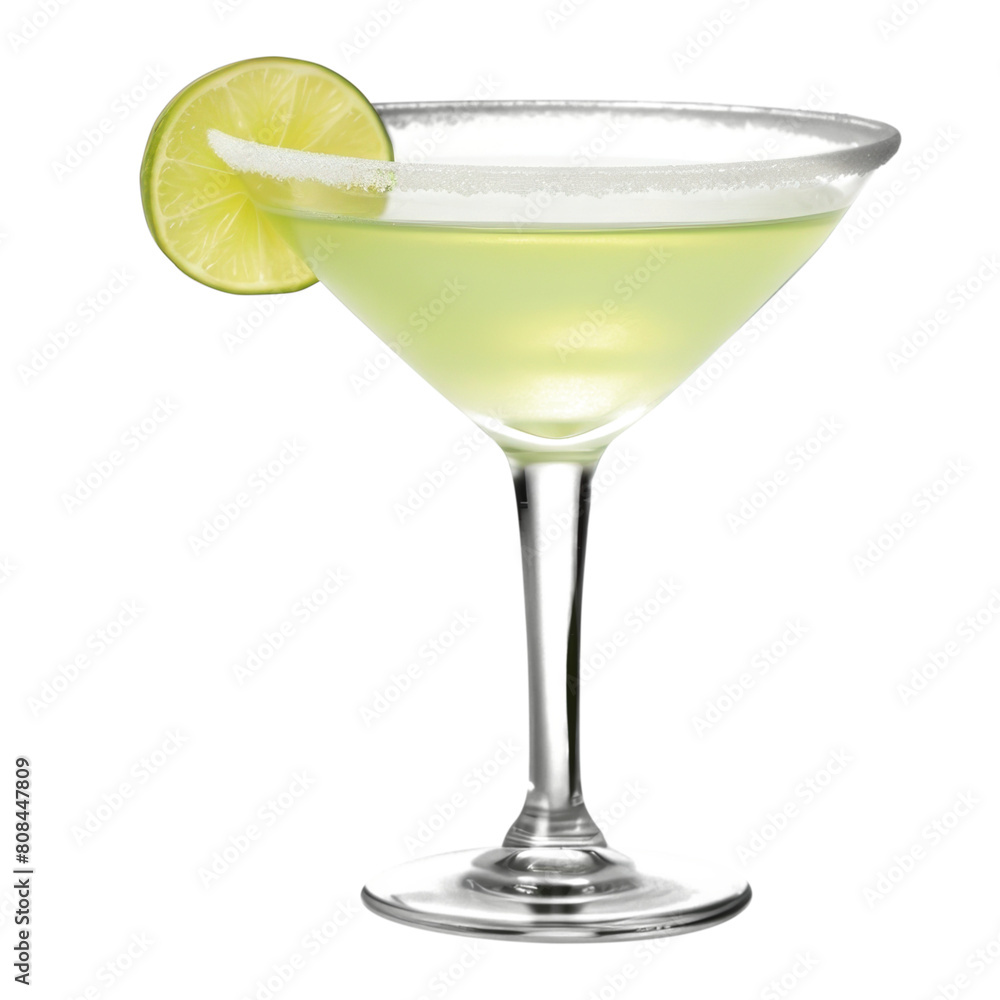 PNG Margarita cocktail martini glass drink.