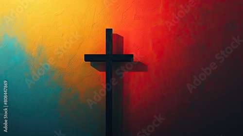 Greeting Card and Banner Design for Social Media or Educational Purpose of National Cross Day El Salvador Background