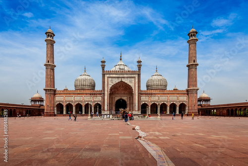 Jama Masjid - largest Muslim mosque in India. Delhi, India photo