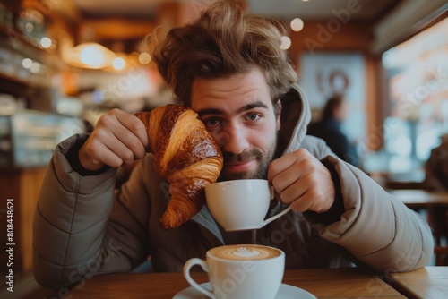 coffee and croissant 