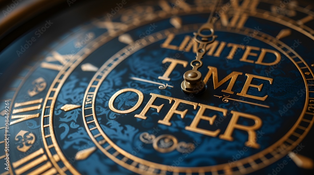 “LIMITED TIME OFFER” message - blurred background - graphic resource “LIMITED TIME OFFER” message - blurred background - graphic resource