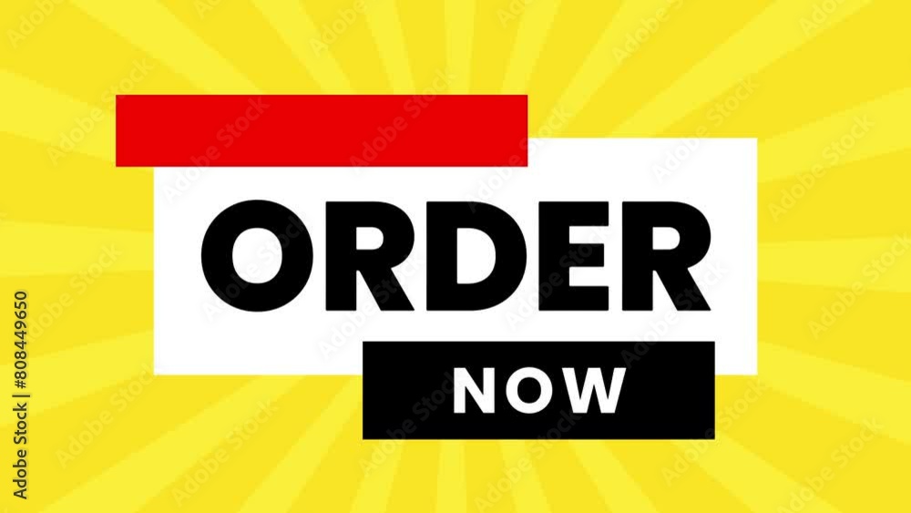 Free Shipping Order animation video text on yellow background Free Shipping Order animation video text on yellow background