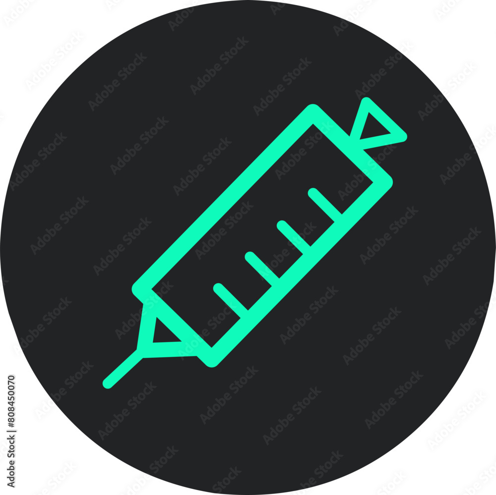 Injection icon, Syringe icon, syringe icon vector on black background.stock illustration Injection icon, Syringe icon, syringe icon vector on black background.stock illustration
