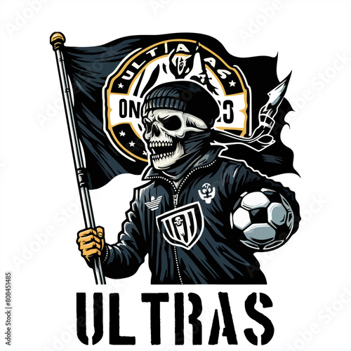 FOOTBALL FANS ULTRAS HOOLIGAN LOGO VECTOR HD