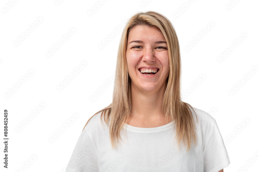 Portrait girl happy successful isolated Portrait girl happy successful isolated
