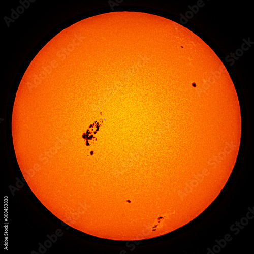 May 7, 2024. Sunspots are phenomena on the Sun's photosphere that appear as temporary spots that are darker than the surrounding areas. solar photography, astrophotography. Waikiki Honolulu 