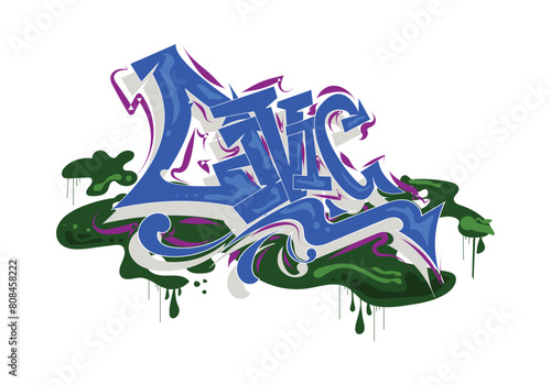 CIVIC graffiti tag style design