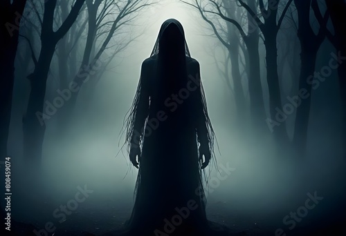 Dark and mysterious design a terrifying entity wit (11) photo