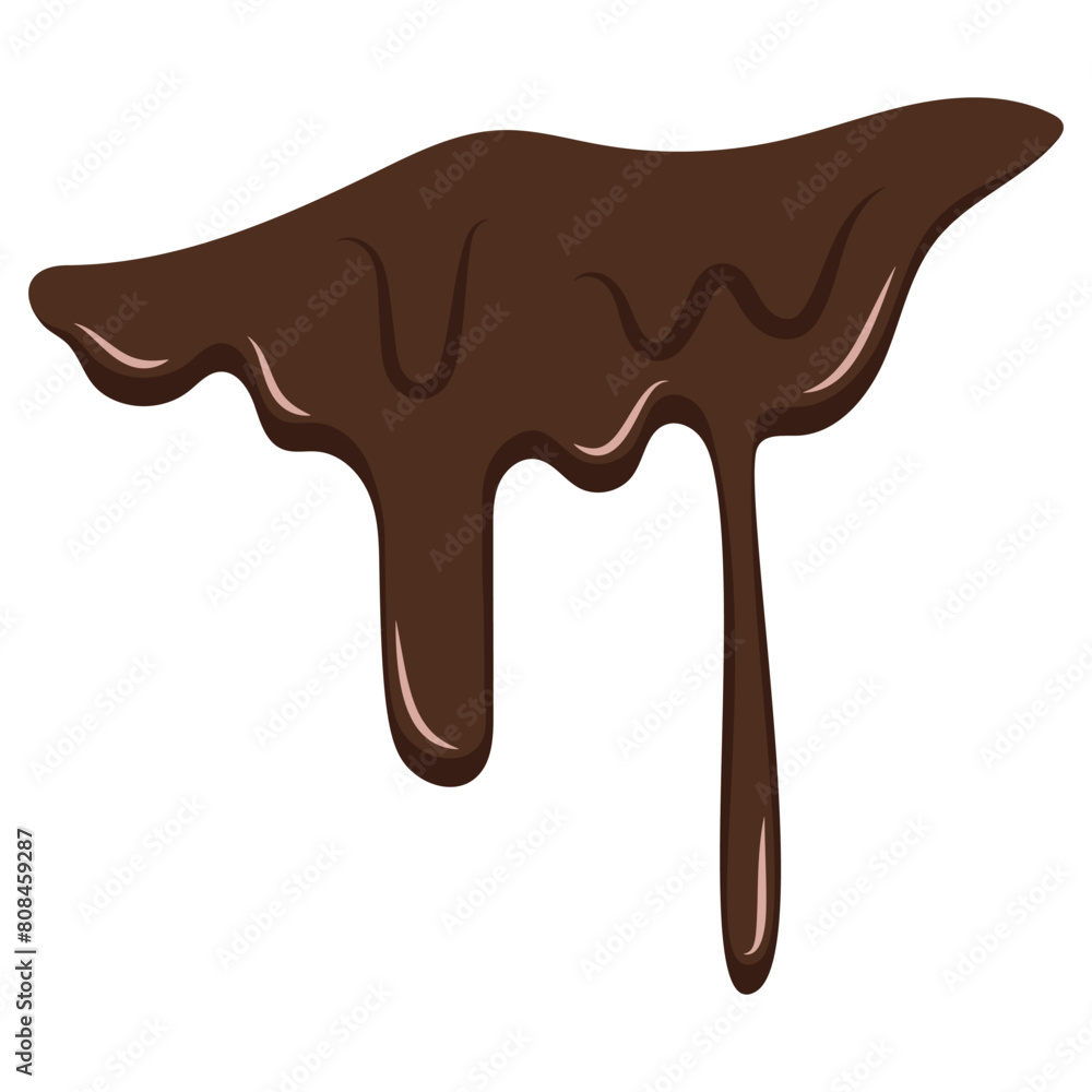 Melted Chocolate Illustration Melted Chocolate Illustration