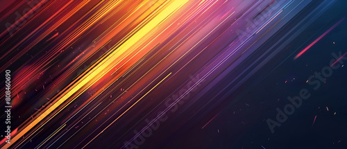 Modern Dynamic Shinny Light Colorful Rainbow Background Design ,Colorful rainbow abstract light effect illustration texture wallpaper 3D rendering. Vibrant colorful striped pattern for design and back © Raees