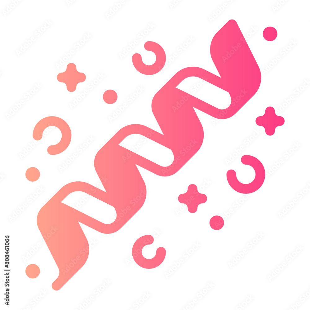 Obraz premium confetti gradient icon