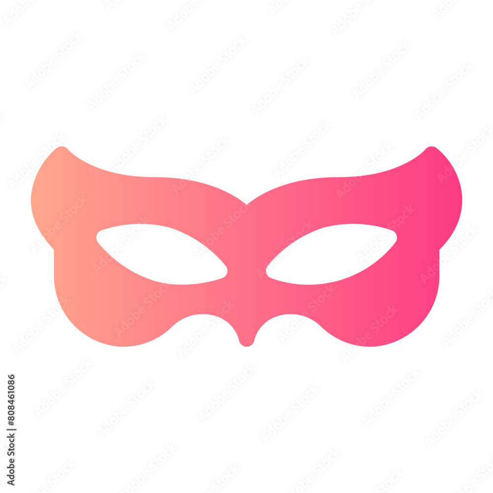 eye mask gradient icon eye mask gradient icon