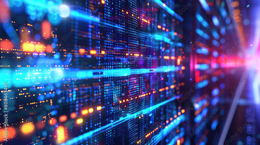Dynamic Data Stream Background Dynamic Data Stream Background