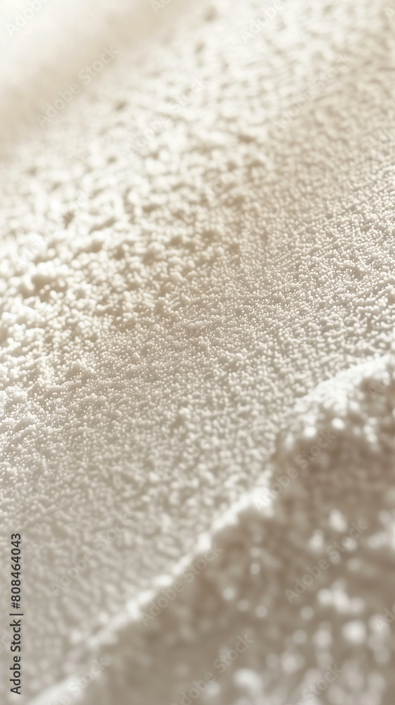 Close-up of textured beige powder on neutral background Close-up of textured beige powder on neutral background