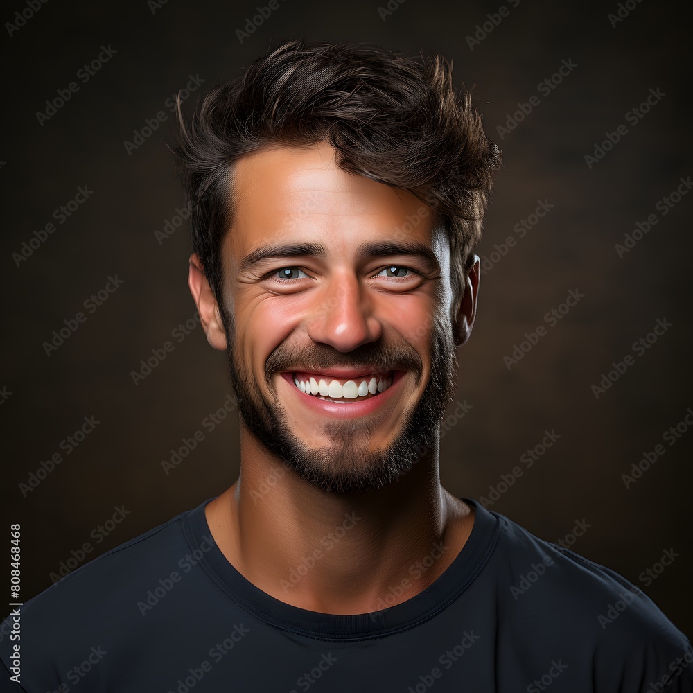 Man with healthy teeth. Man with healthy teeth.