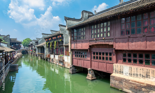 Scenery of Wuzhen Ancient Town, Tongxiang City, Jiaxing City, China