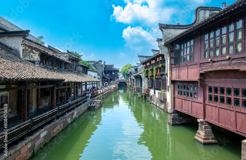 Scenery of Wuzhen Ancient Town, Tongxiang City, Jiaxing City, China