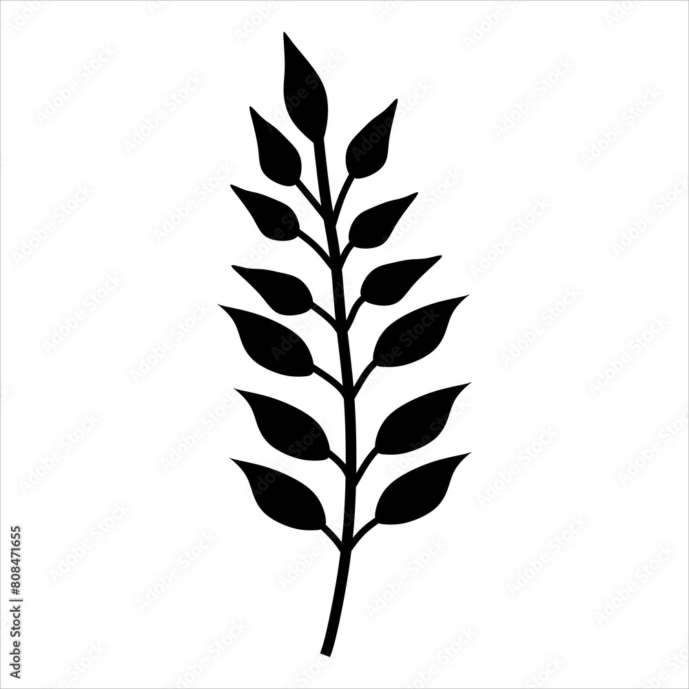 Floral Pattern Brush Vector Element Floral Pattern Brush Vector Element