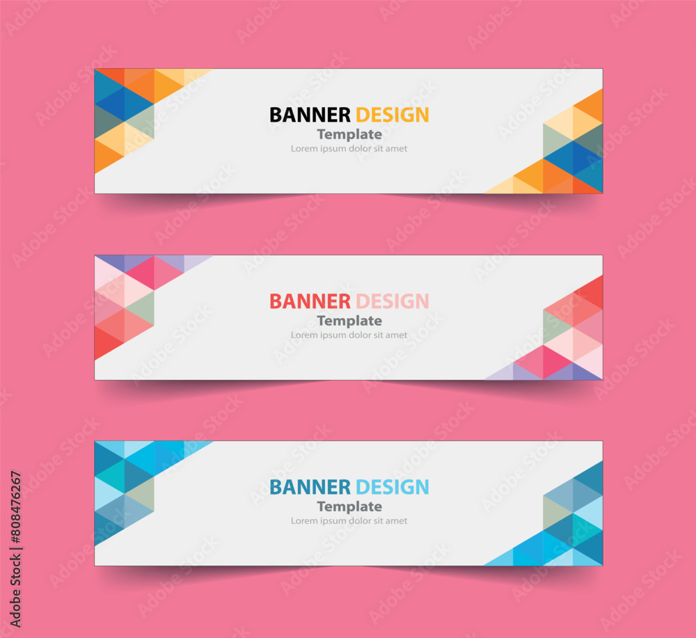 Luxury banner template Luxury banner template