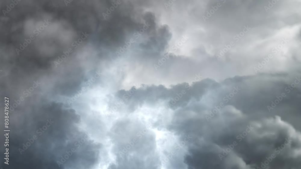sky and dark cumulonimbus clouds with thunderstorm sky and dark cumulonimbus clouds with thunderstorm