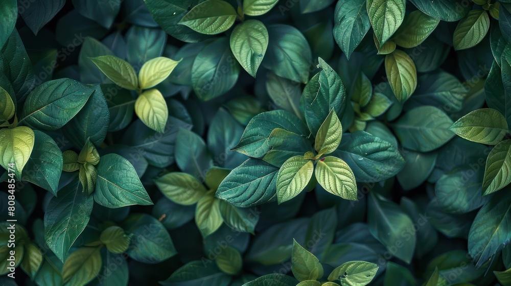 Vibrant Green Mint Leaves on a Bed of Soil