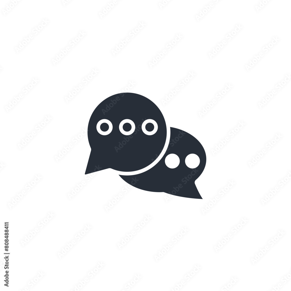 Conversation icon. vector.Editable stroke.linear style sign for use web design,logo.Symbol illustration. Conversation icon. vector.Editable stroke.linear style sign for use web design,logo.Symbol illustration.