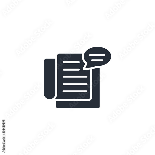 Storytelling icon. vector.Editable stroke.linear style sign for use web design,logo.Symbol illustration.