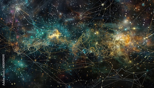 Mesmerizing Tapestry: Interconnected Universe