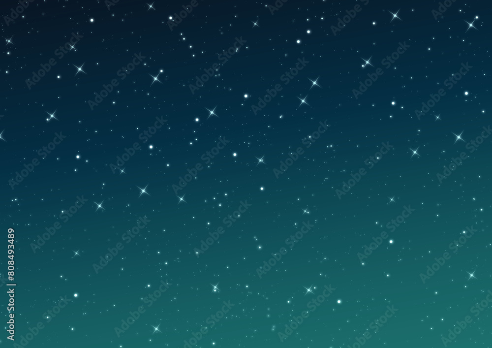 Starry Night Sky in Space with Stars Starry Night Sky in Space with Stars