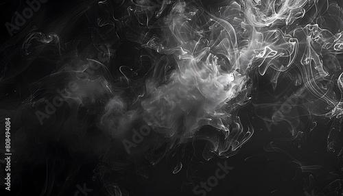 smoke on black background © Kadang Kesel