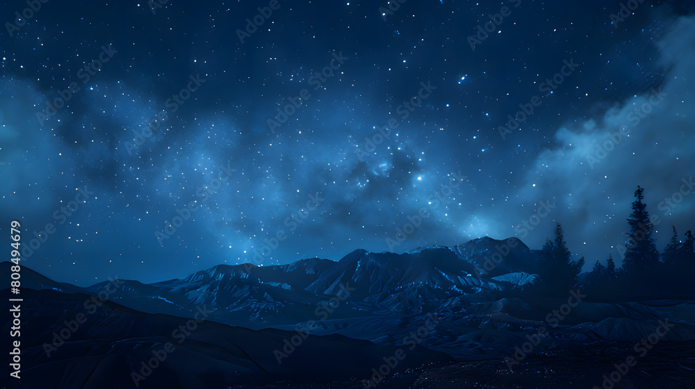 aurora over the mountains. Generative AI aurora over the mountains. Generative AI