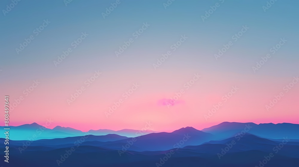 minimalist gradient background with mountains in the distance minimalist gradient background with mountains in the distance