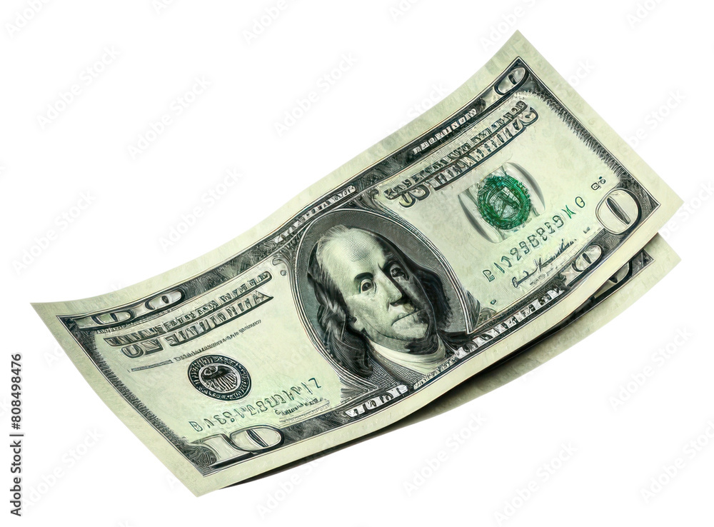 PNG Dollar bill flying money white background investment. PNG Dollar bill flying money white background investment.