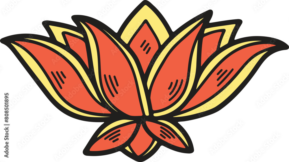 A black and white drawing of a flower with a stem A black and white drawing of a flower with a stem