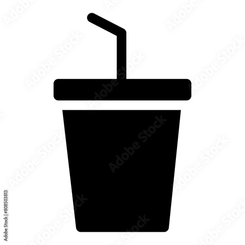glass of soda icon 
