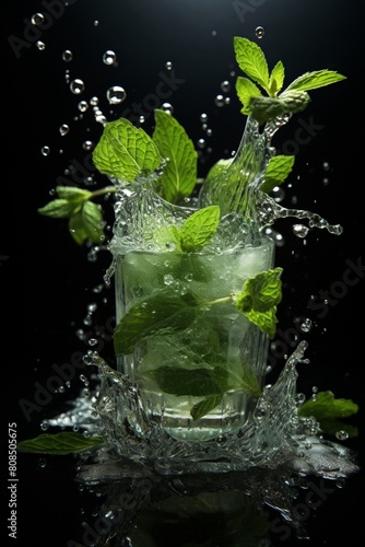 High-Definition Stirring of Mint Julep Delight