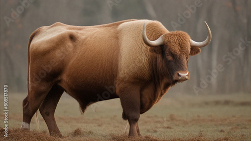 Bull in Grassland