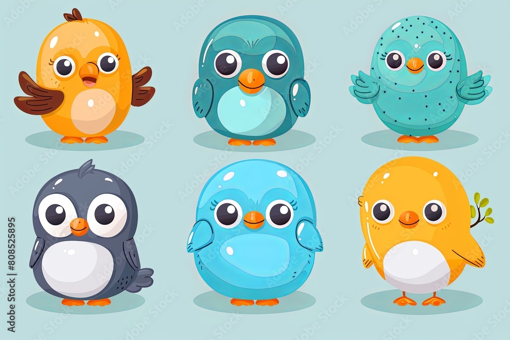 Adorable Big-Eyed Animals Sticker Collection Adorable Big-Eyed Animals Sticker Collection