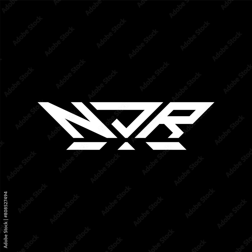 NJR letter logo vector design, NJR simple and modern logo. NJR luxurious alphabet design NJR letter logo vector design, NJR simple and modern logo. NJR luxurious alphabet design
