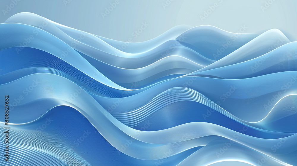 Luxurious Icy Blue Minimal Wave Vector Background Design. Luxurious Icy Blue Minimal Wave Vector Background Design.