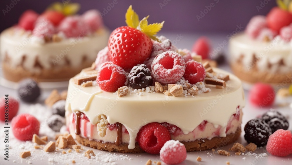 cake with berries cake with berries